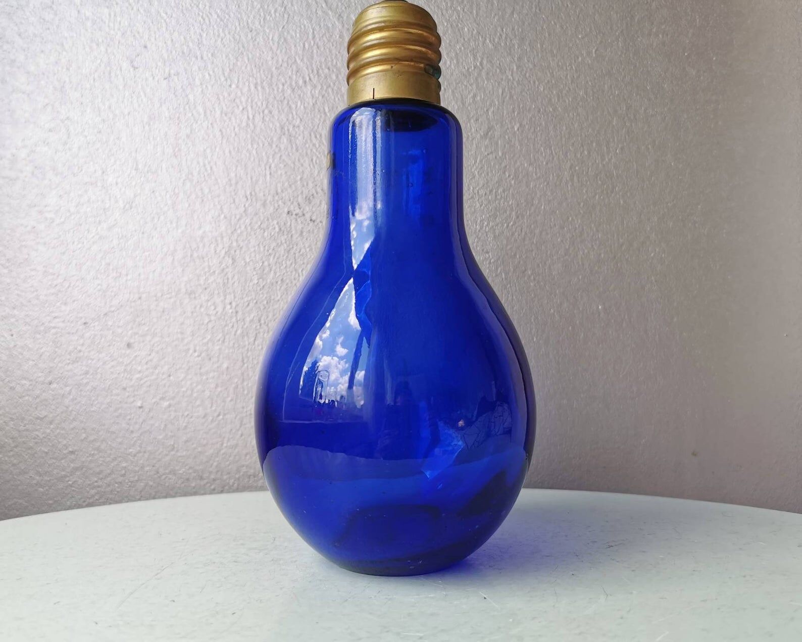 Vintage glass lamp bulb 1970