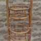 Porte plantes seventies modulable en canne de bambou
