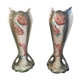 Paire de vases art nouveau en céramique