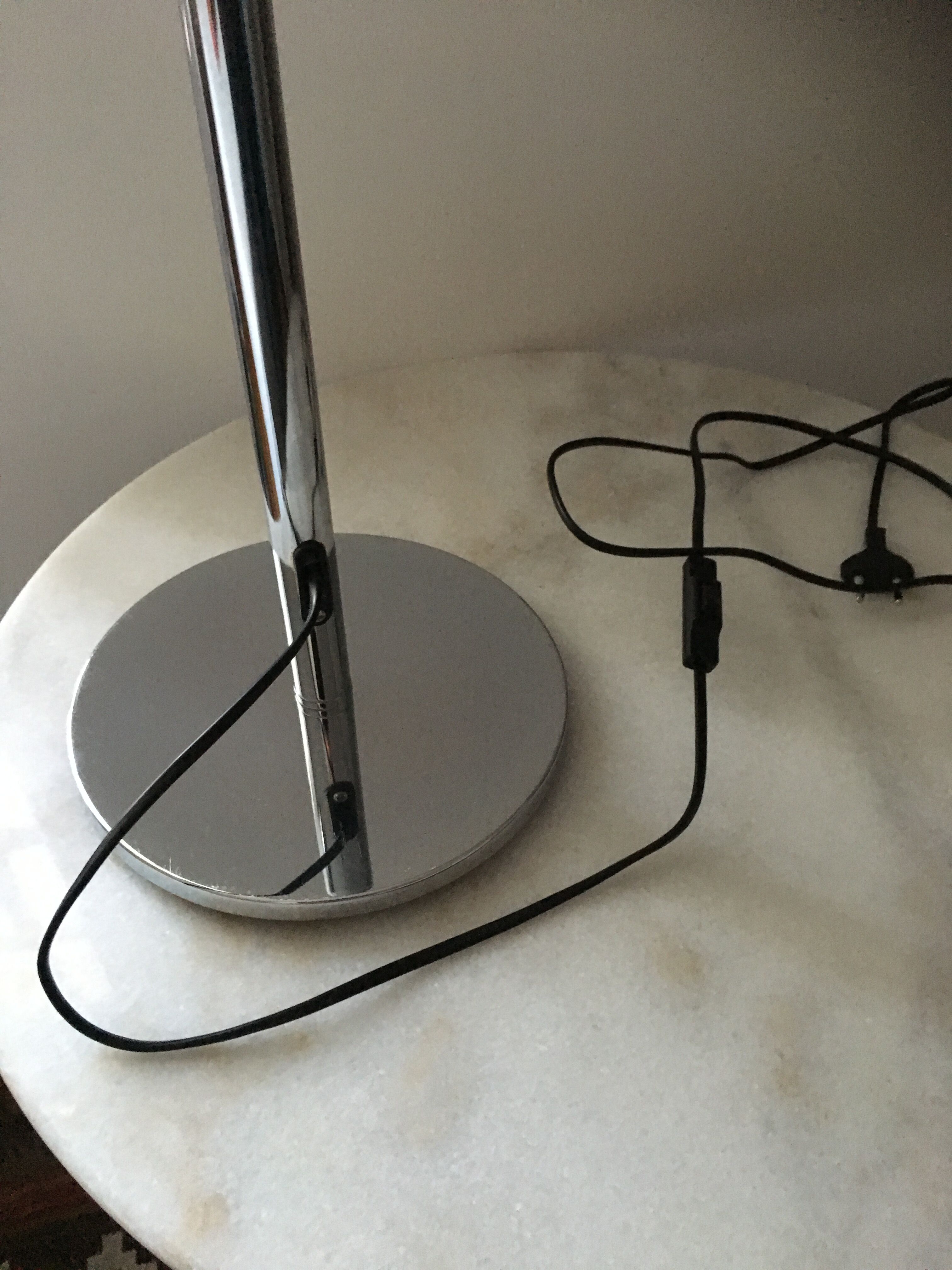 Desk pendulum 1970 vintage lamp