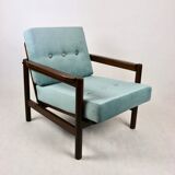 Light Blue Lounge Stobrawa Chair, 1970s