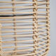 Large lantern-shaped rattan pendant lamp H50 D24