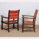 Paire de fauteuils dans le goût de Charles Dudouyt, 1950
