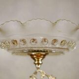 20th-Century Metal Fruit Bowl with Cherub, 1890s