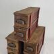 Boîte de rangement en bois, années 20-30