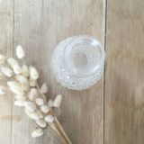 Molded glass vase