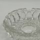Cendrier vintage en verre cristal taillé