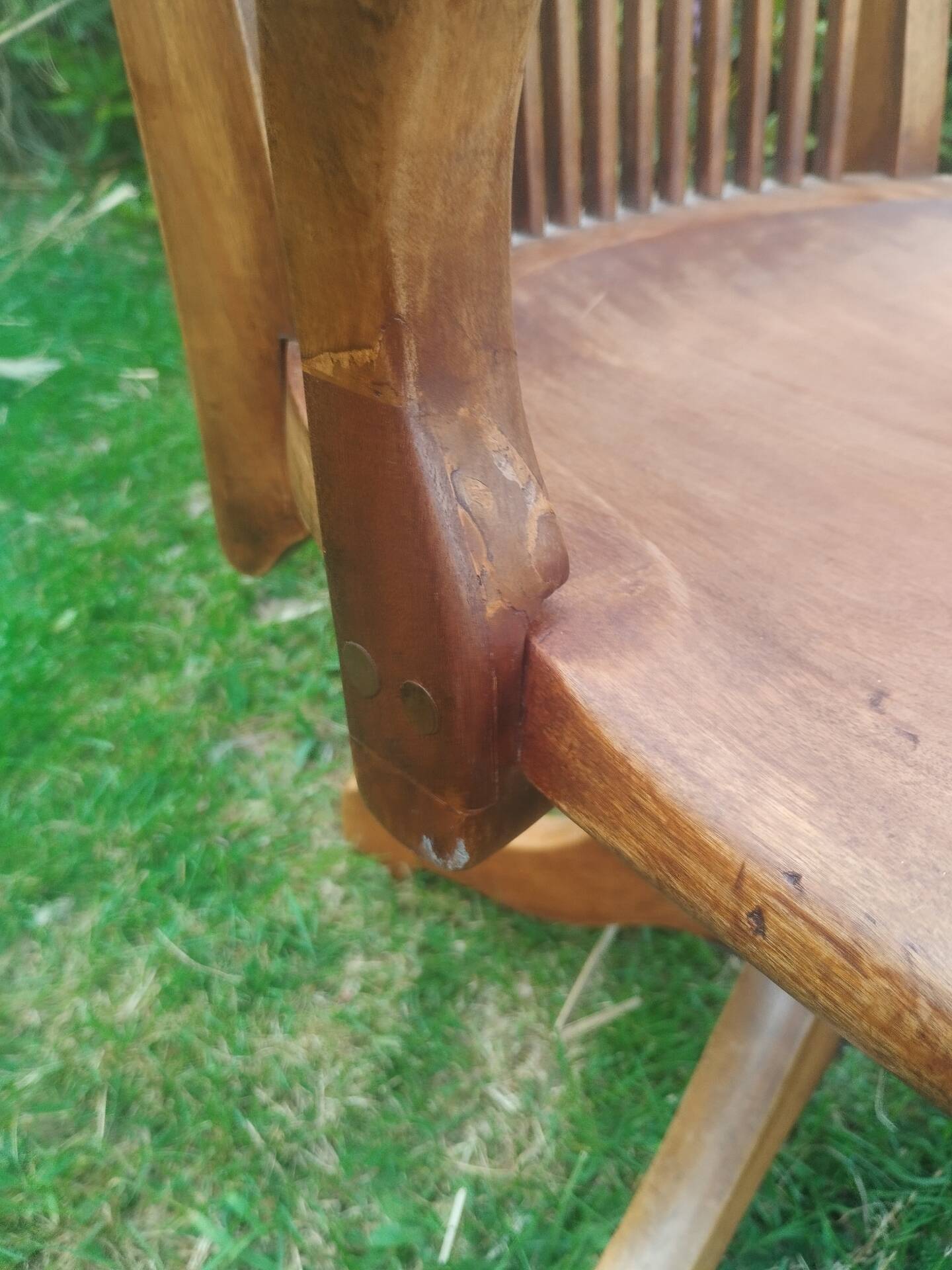 Fauteuil de bureau américain ancien vintage