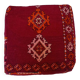 Handmade Berber pouf in wool 60 X 60 X 20 CM
