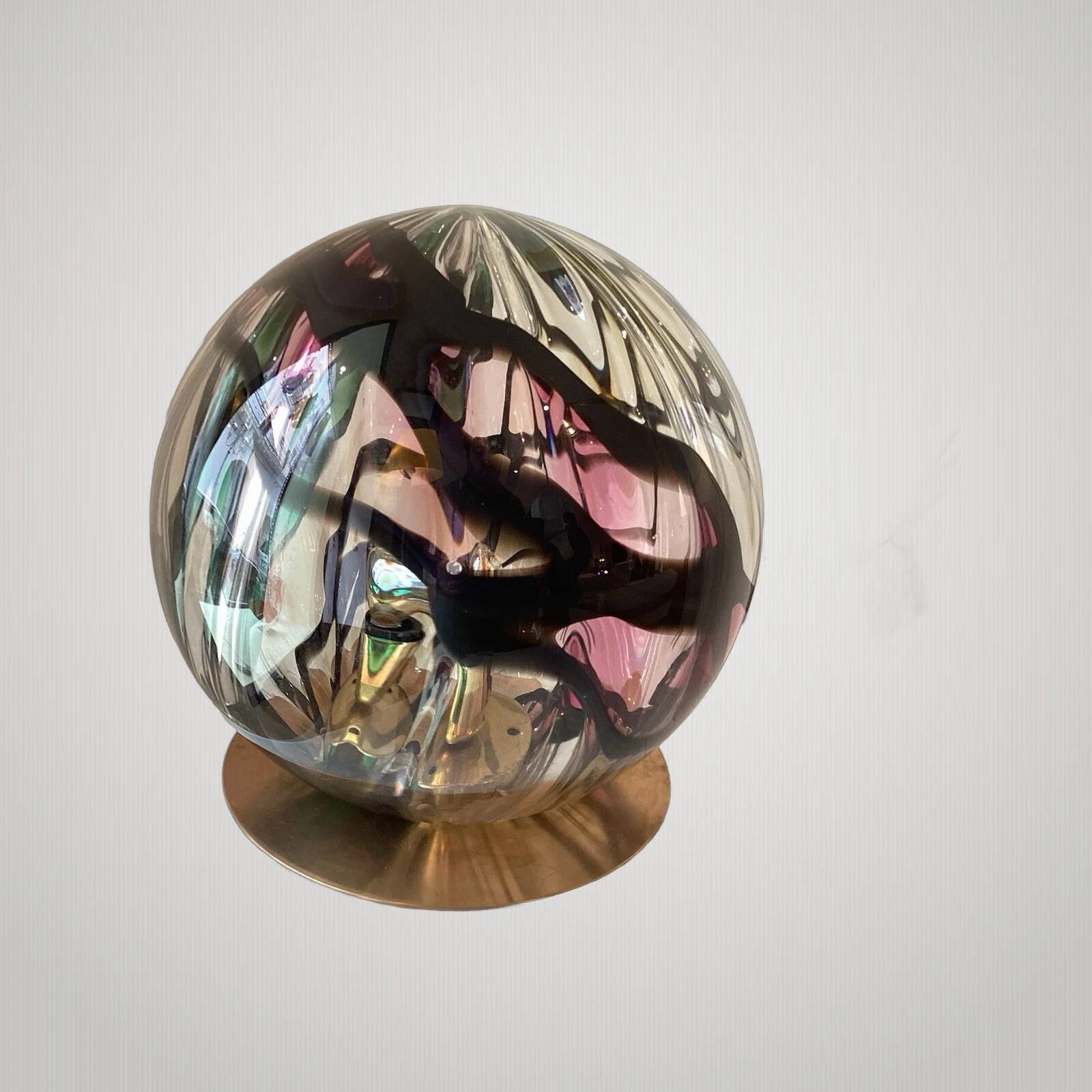 Murano table lamp Space Age 1970s Atr. Toni Zuccheri Veart mid