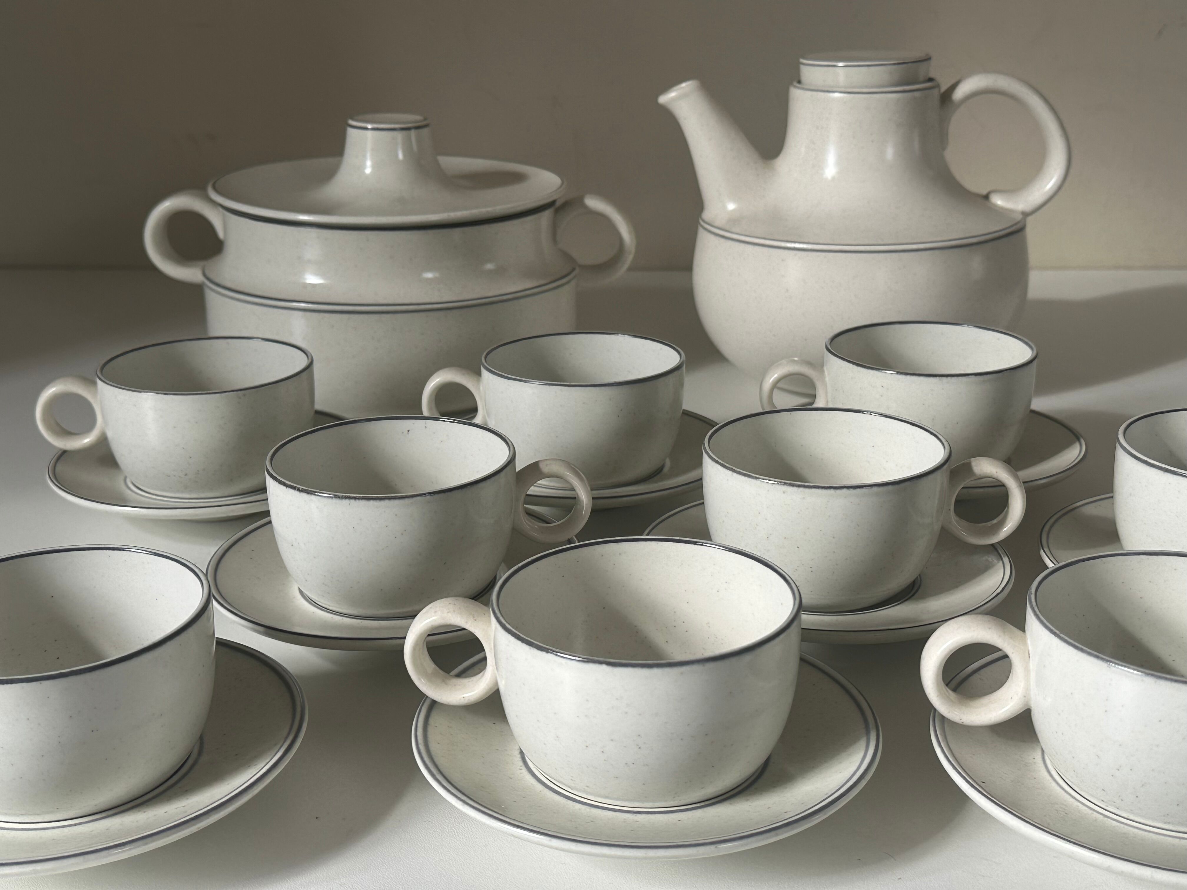 Scandinavian coffee service design stig lindberg 60 years