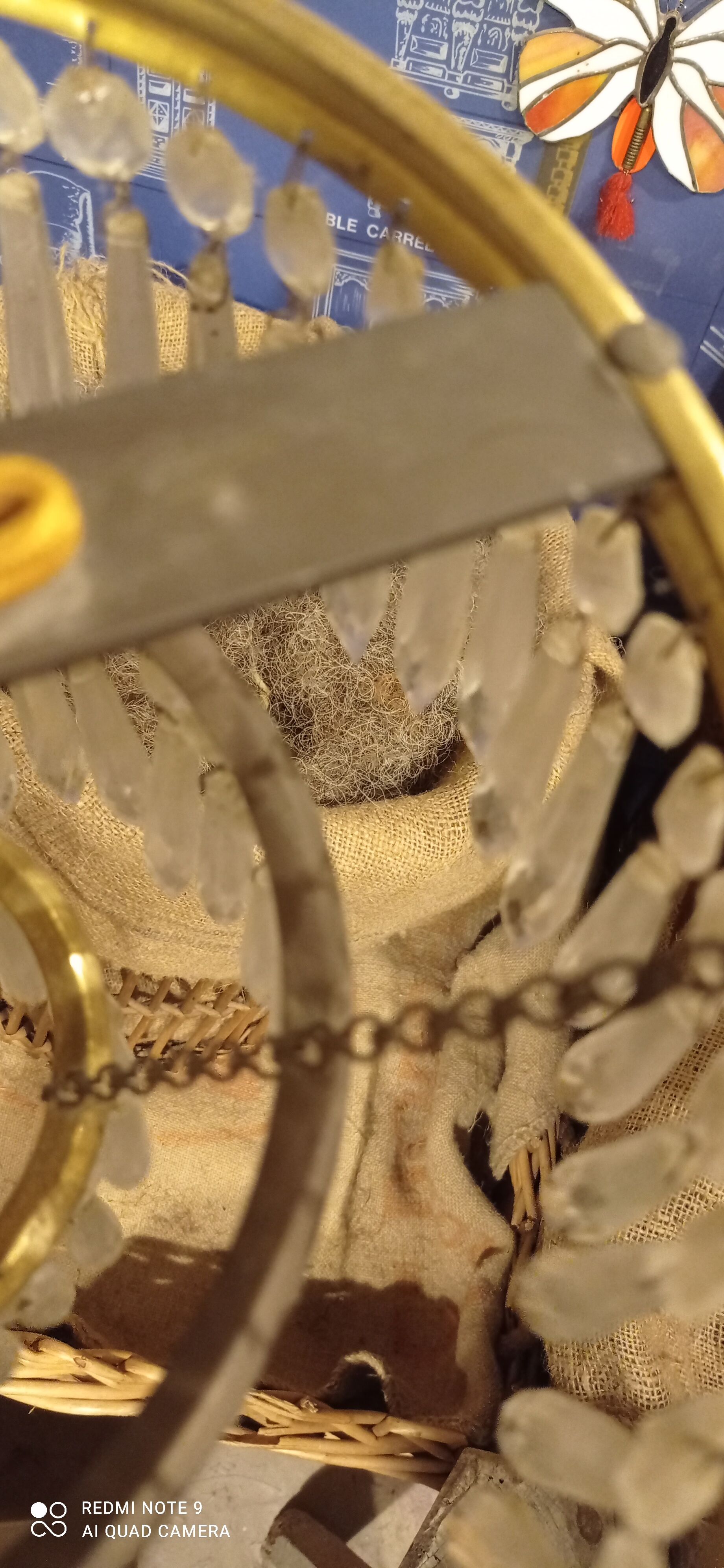 Old tassel chandelier