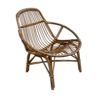 Rattan armchair