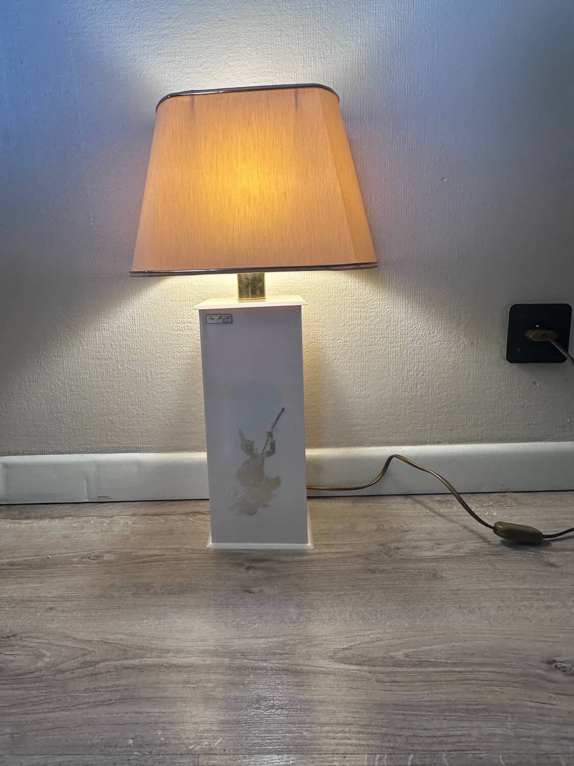 Vintage design lamp by Eric Maville, made in France in the 1970s.