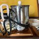 Vintage travel tea set