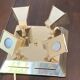 Vintage brass ceiling light OMI – Space Age design from the 1970s