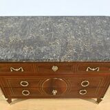 Rare mahogany commode, Louis XVI period – 2nd half of the 18th century.