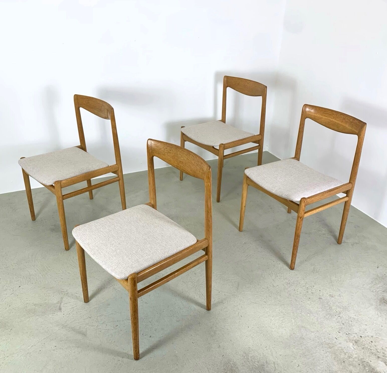 Dining set in teak & oak 1960s