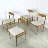 Dining set in teak & oak 1960s