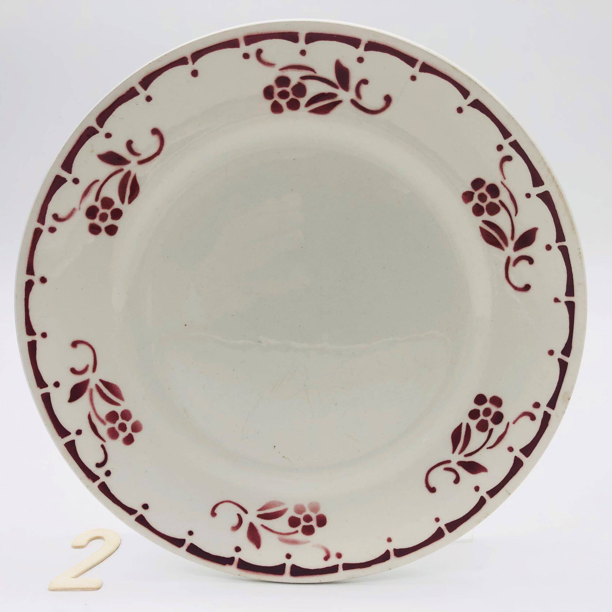 6 “St-Amant” dessert plates, Magali model