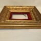 Frame XIX gilded stucco wood decoration acanthus leaves painting painting