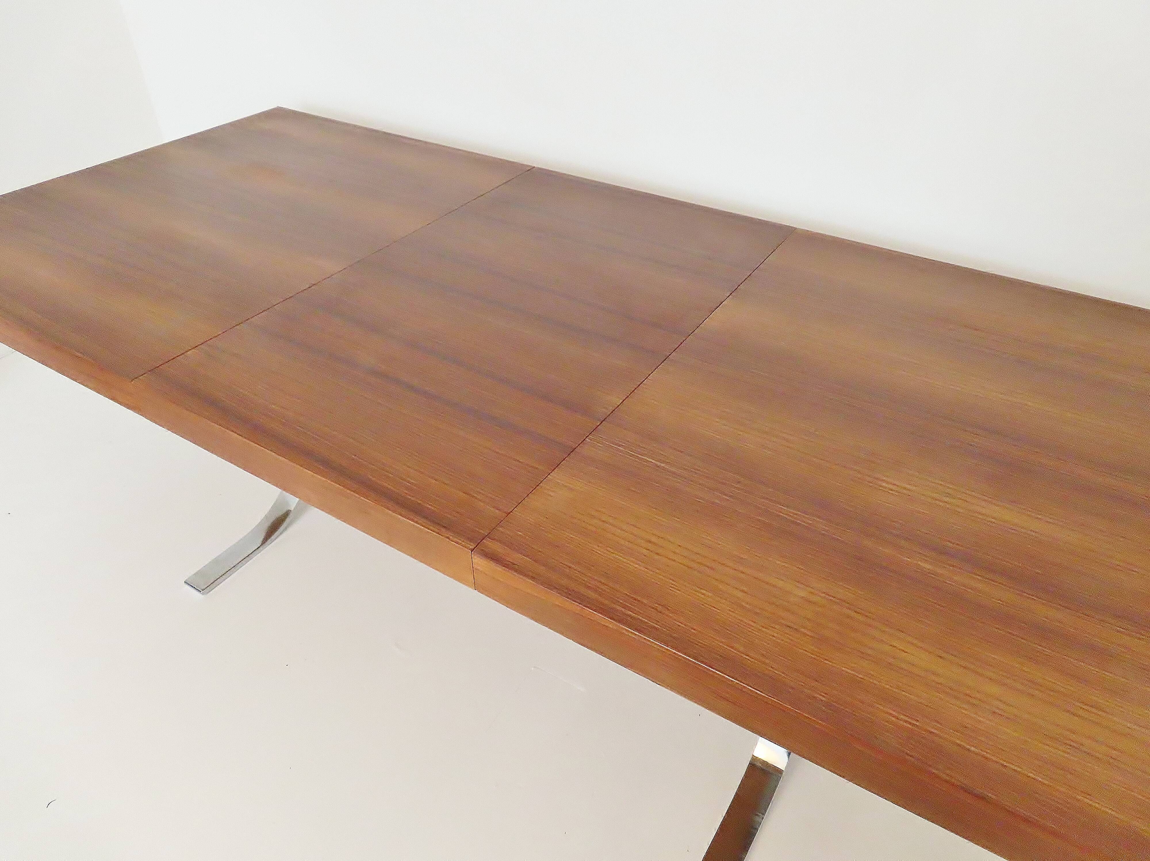 Rosewood Extending Dining Table By Milo Baughman For Thayer Coggin