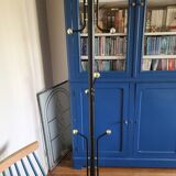 Vintage black and gold coat rack