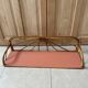 1960s rattan shelf with terracotta top
