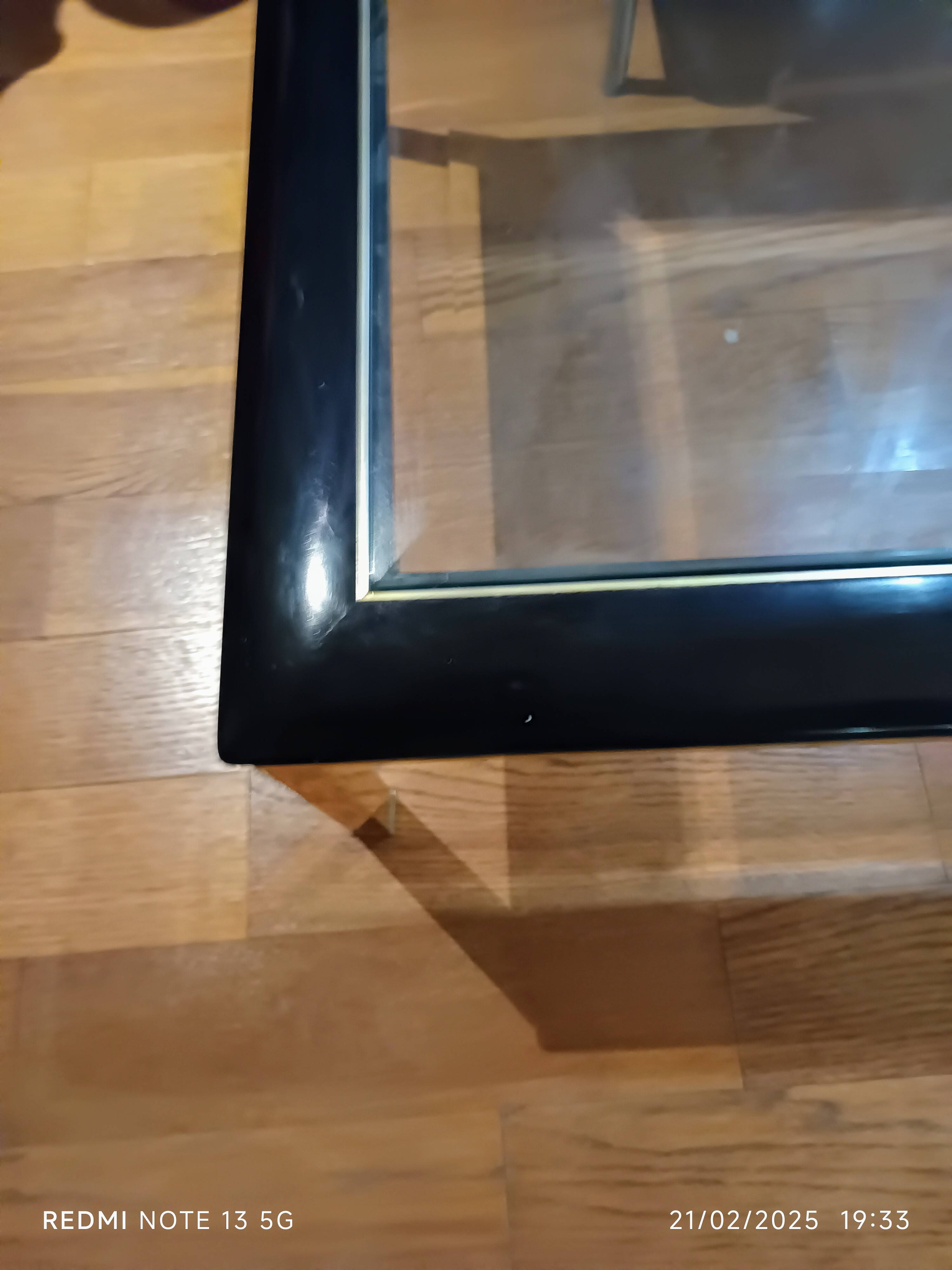 élégante table basse Hollywood Regency 1970