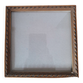Old square golden frame to place or hang