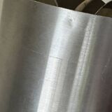 Vintage tube stainless steel lamp, 70s design