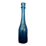 Bubble blown glass bottle Biot 20th century small model