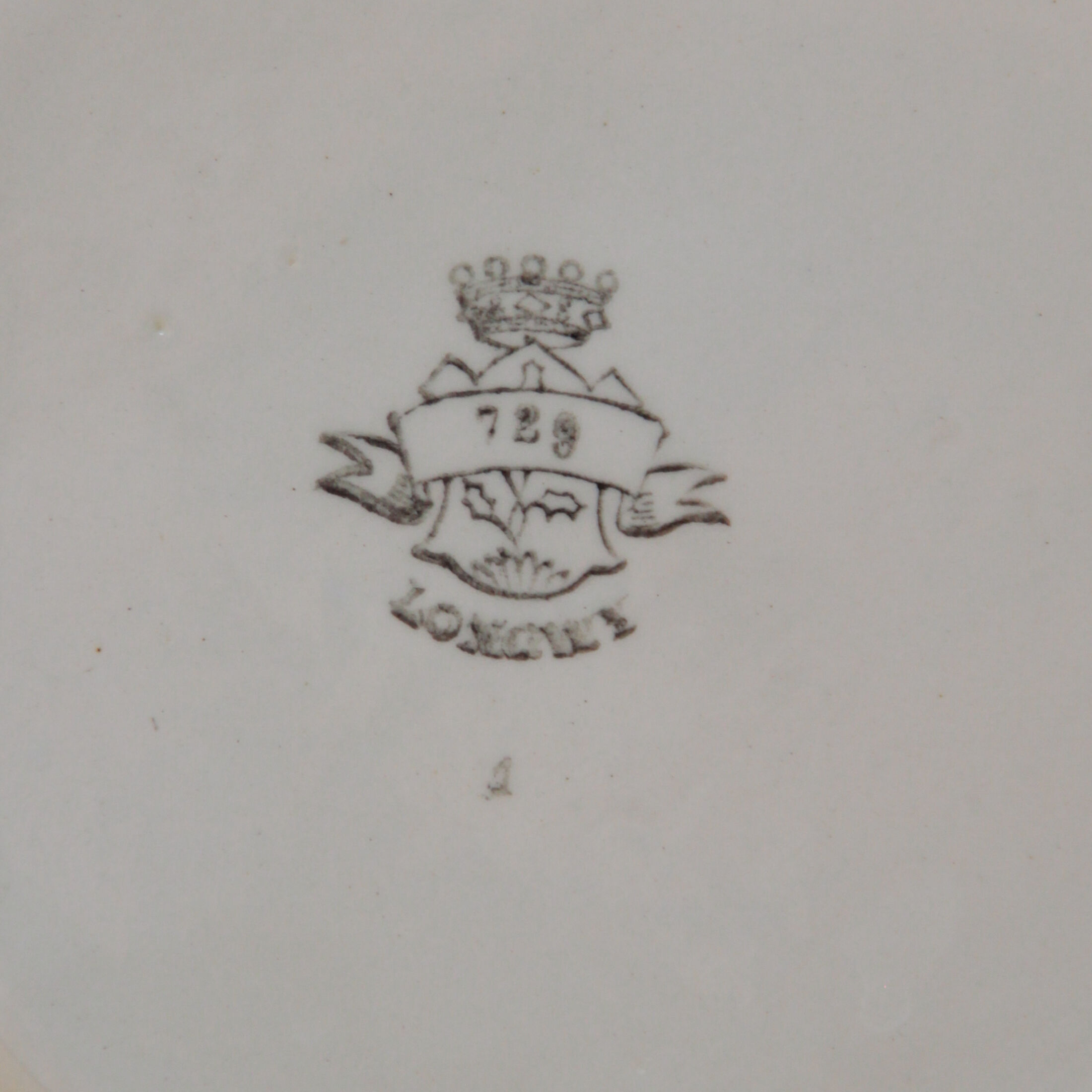 Soup vegetable old earthenware Longwy model 729