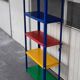 80s colored shelves.