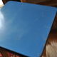 Wooden stool and blue formica - 50s/60s