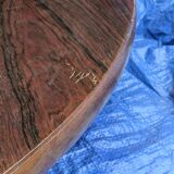 Extendable rosewood dining table with butterfly leaf, vintage Scandinavian