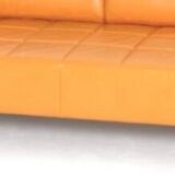 Quadra 3-seater leather sofa Poltrona Frau