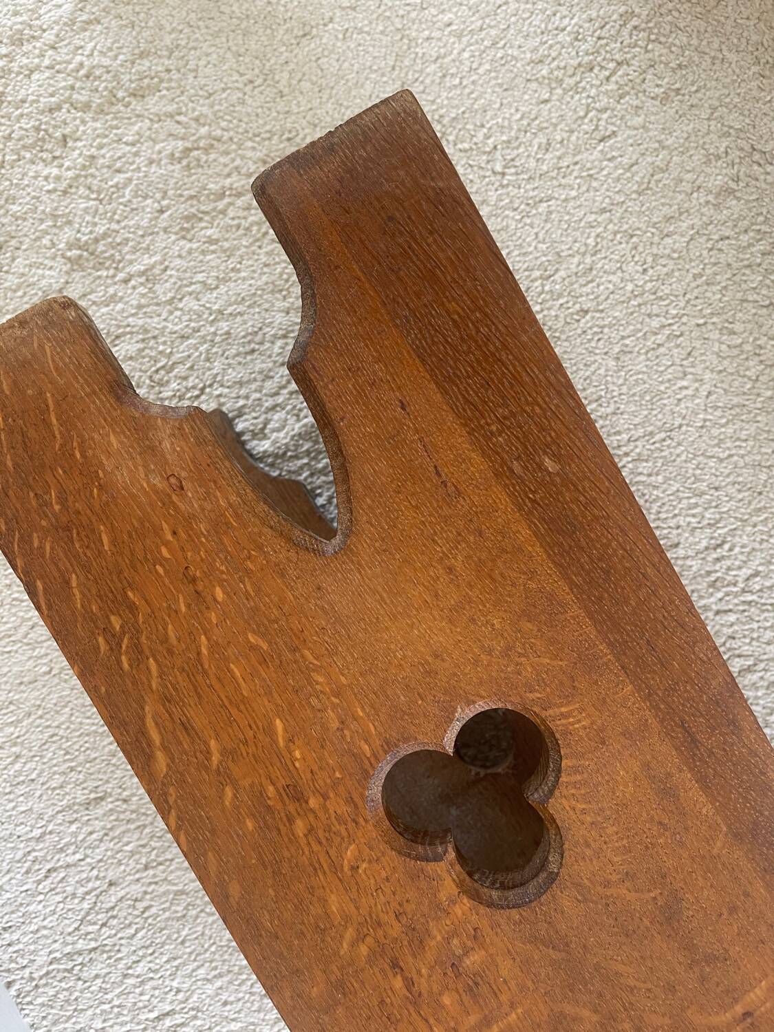 Antique oak stool