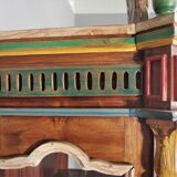 Carved wooden sideboard