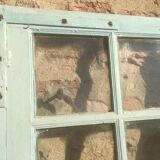 Pine workshop door