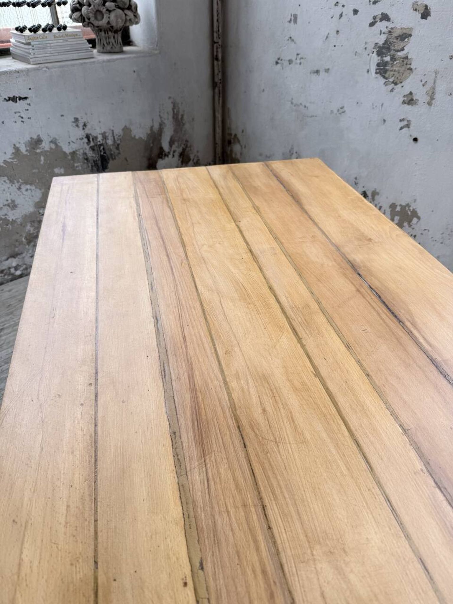 Table mobilier montagne 1950 hêtre massif
