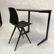 Vintage school Friso Kramer with Chair flesh compass work table