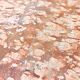 Round table in red marble by Eero Saarinen for Knoll