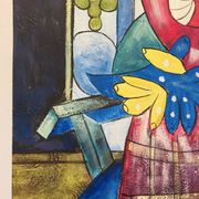 "Tableau 'The Seated Woman' by Pablo Picasso painted in 1937."