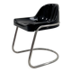 Orix Black Chair by Vittorio Parigi and Nani Prina for Molteni, 1970