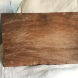 Tableau huile sur bois fleurs  bouquet de roses anciennes 1930 signé