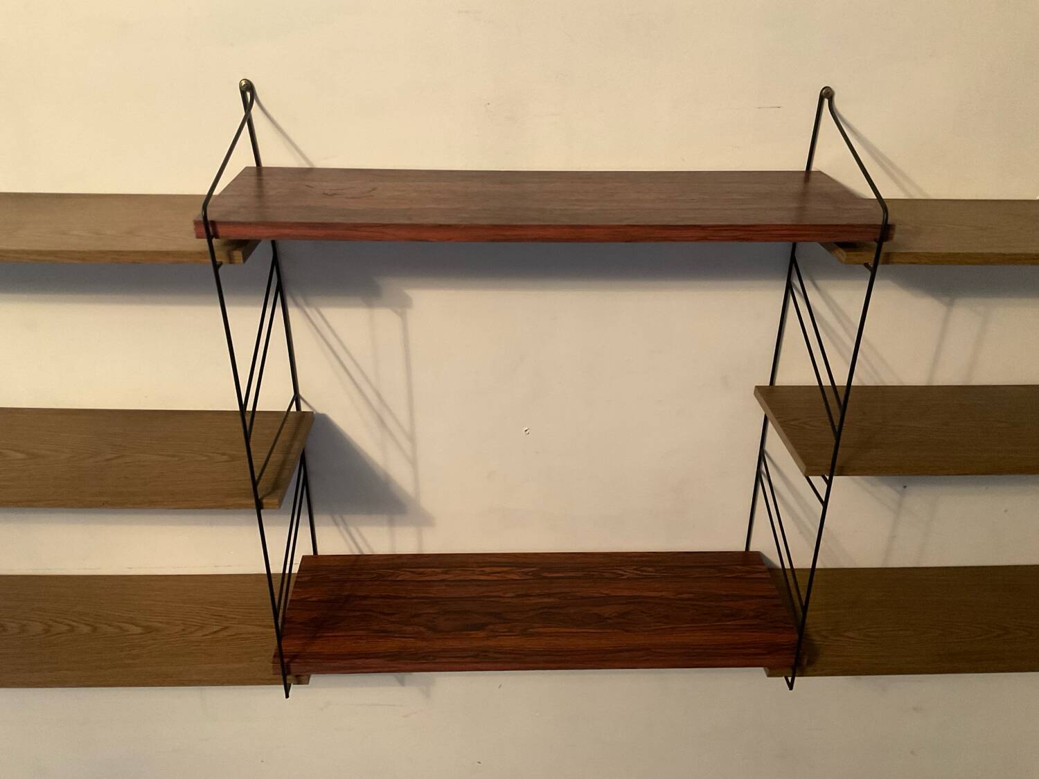 Vintage string shelf from the 60s-70s.