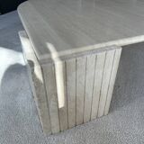 Travertine coffee table Roche Bobois