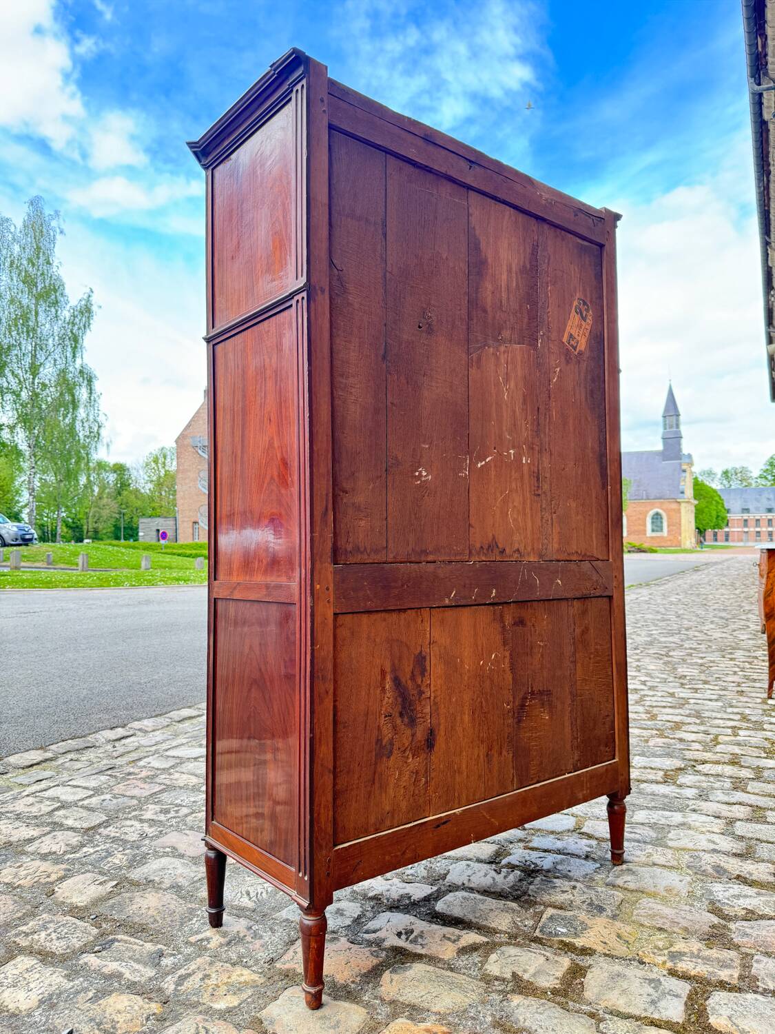 Mahogany Guillotine Secretary Louis XVI XVIII Eme Century