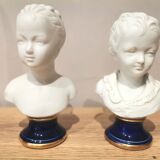 Signed children's busts